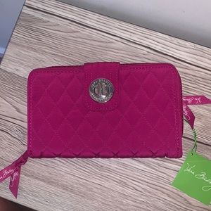 NWT Vera Bradley Turnlock Wallet- Magenta